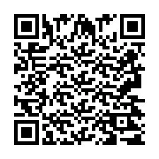 Codice QR per il numero di telefono +2693421719