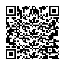 Código QR para número de teléfono +2693421747