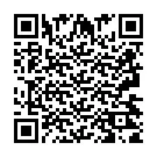 QR код за телефонен номер +2693421820