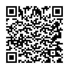 Codice QR per il numero di telefono +2693421889