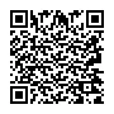 QR код за телефонен номер +2693421898