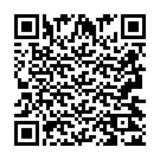 Codice QR per il numero di telefono +2693422025