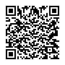 QR-code voor telefoonnummer +2693422039