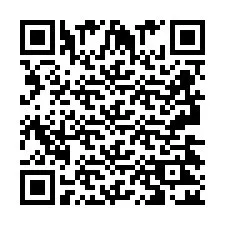 Código QR para número de telefone +2693422044