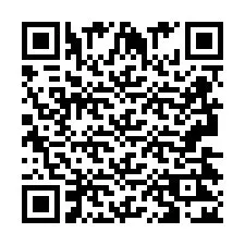 QR-code voor telefoonnummer +2693422045