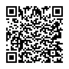 QR код за телефонен номер +2693422068