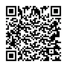 QR Code pour le numéro de téléphone +2693422087