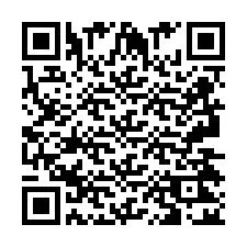 Codice QR per il numero di telefono +2693422098