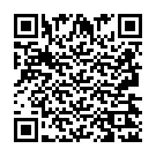 Código QR para número de teléfono +2693422104