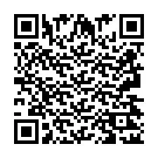 QR код за телефонен номер +2693422118