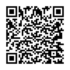 Código QR para número de teléfono +2693422128