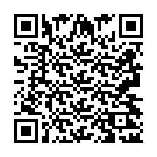 Codice QR per il numero di telefono +2693422129