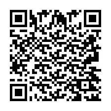 Código QR para número de teléfono +2693422168