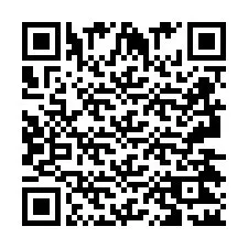 QR-code voor telefoonnummer +2693422198