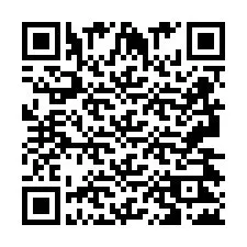 Codice QR per il numero di telefono +2693422209