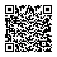 Kod QR dla numeru telefonu +2693422218