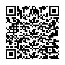 QR-koodi puhelinnumerolle +2693422324