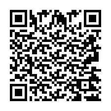 QR код за телефонен номер +2693422384