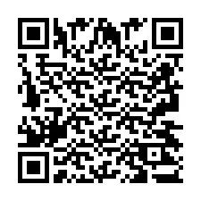 QR-код для номера телефона +2693423338