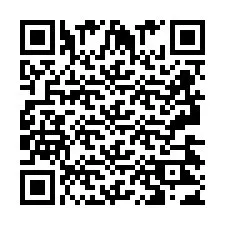 QR-code voor telefoonnummer +2693423400