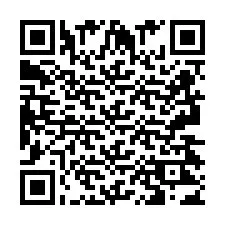 QR-koodi puhelinnumerolle +2693423418