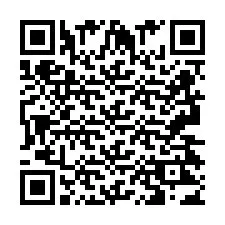 QR-код для номера телефона +2693423449