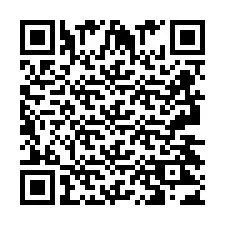 QR-код для номера телефона +2693423468