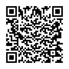 Código QR para número de telefone +2693423482