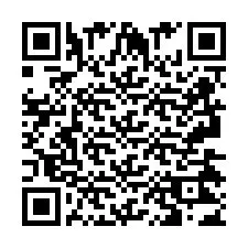 Codice QR per il numero di telefono +2693423484