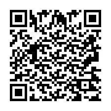 QR-koodi puhelinnumerolle +2693423501