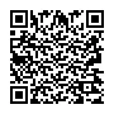 QR код за телефонен номер +2693423508