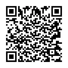 Codice QR per il numero di telefono +2693423580