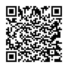 QR код за телефонен номер +2693423641