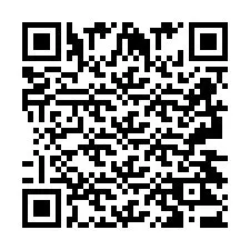 QR код за телефонен номер +2693423668