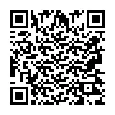 Codice QR per il numero di telefono +2693423807