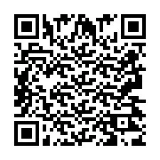 Código QR para número de teléfono +2693423809