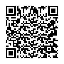 Código QR para número de teléfono +2693423844