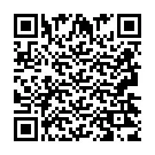 Codice QR per il numero di telefono +2693423855