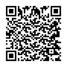 Codice QR per il numero di telefono +2693423866