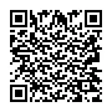 Codice QR per il numero di telefono +2693423868