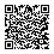 Codice QR per il numero di telefono +2693423870