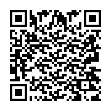 Codice QR per il numero di telefono +2693423878