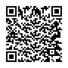 Codice QR per il numero di telefono +2693423899