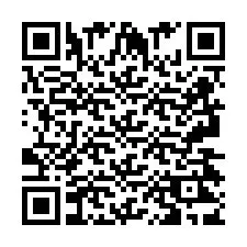 QR-koodi puhelinnumerolle +2693423948