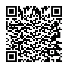 QR код за телефонен номер +2693423963