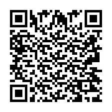 Código QR para número de teléfono +2693423968