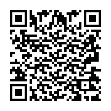 QR код за телефонен номер +2693423980