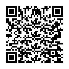 QR-code voor telefoonnummer +2693424008