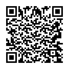 QR код за телефонен номер +2693424035