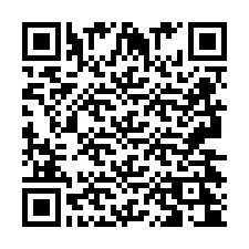 Codice QR per il numero di telefono +2693424049